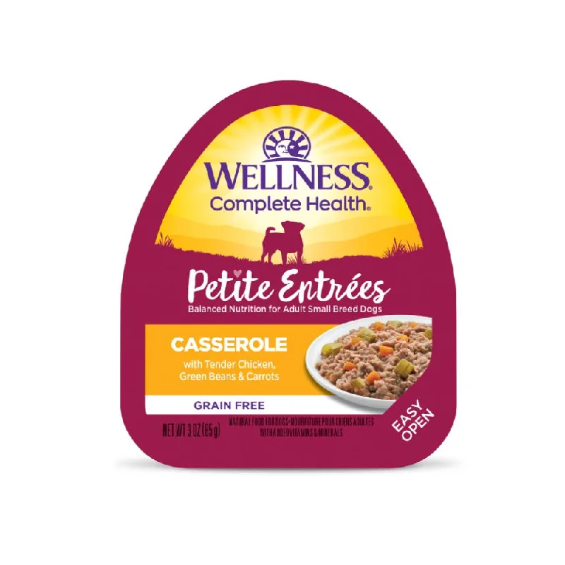 Wellness Dog Small Breed Petite Entrees Casserole - Tender Chicken, Green Beans & Carrots 3oz