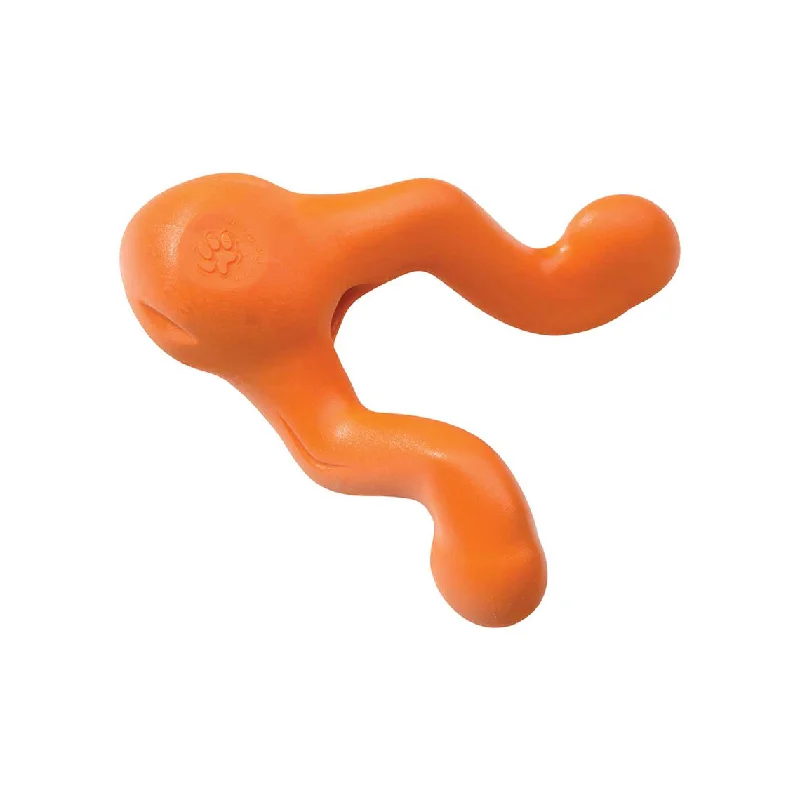 West Paw Zogoflex Tizzi Tangerine Dog Toy