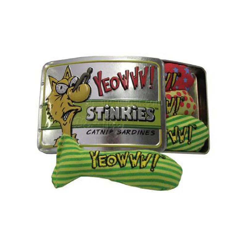 Yeowww! Catnip Tin of Stinkies Cat Toys