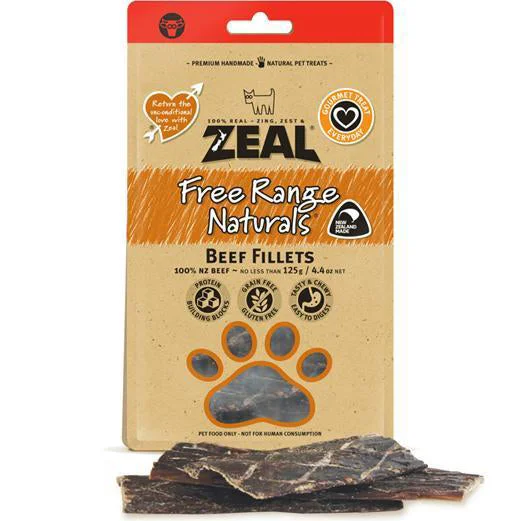 Zeal Free Range Naturals Beef Fillets 125g